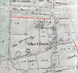 Nether Caldecote in 1783 [MA2]